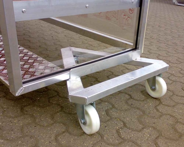 Transportwagen für Spielerkabinen