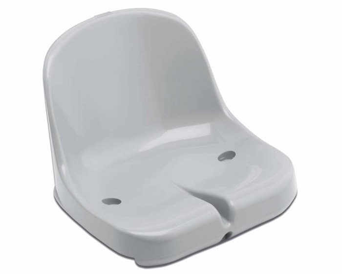 Tribünensitz Sitzschalen 'Elegance' RAL 7001 grau