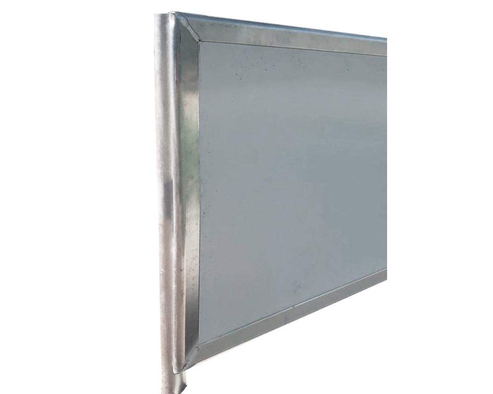 Anfangs- und Endstück für 24 mm Werbebande