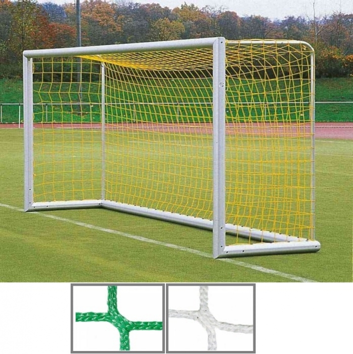 Fußballnetz Fußball Tor Netz 1,20 m x 0,80 m oben/unten 0,70 m tief grün neu 