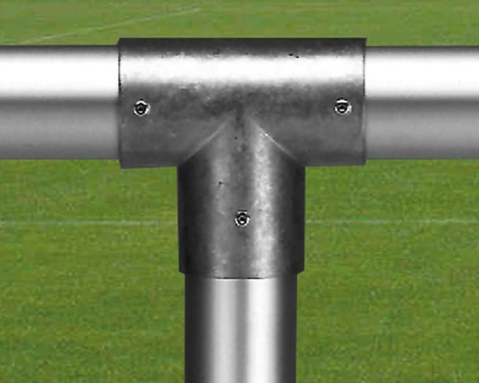 T-Verbindungselement für Sportplatz Barriere 60 mm
