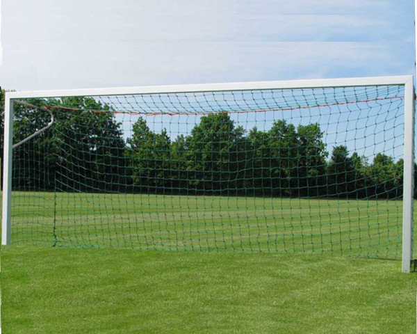 Kinder Fußballtor 5 x 2 m Aluminium mit Netzbügel Profil 80 x 80 mm eckverschraubt