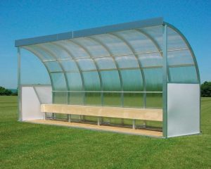 Spielerkabinen & Trainerbank